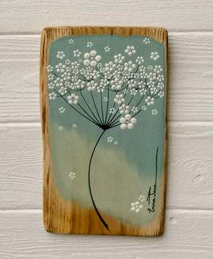 Small Cow Parsley Two Tone Live Edge Wood