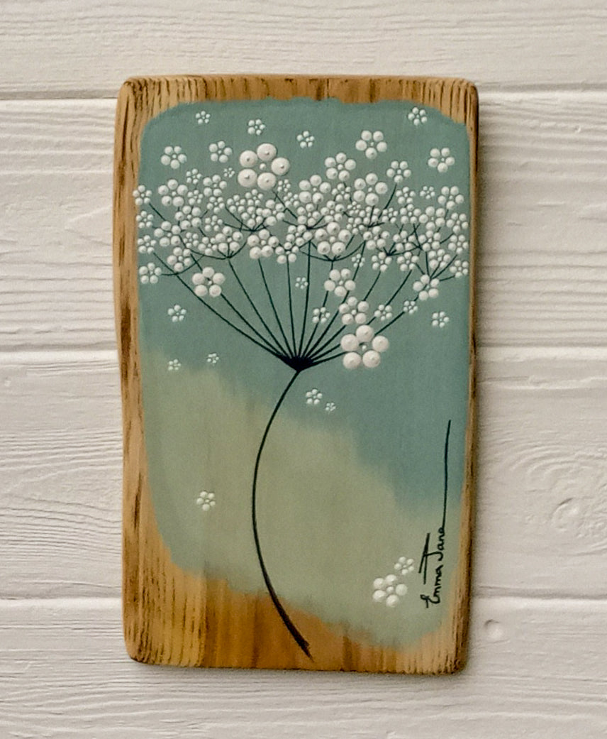 Small Cow Parsley Two Tone Live Edge Wood
